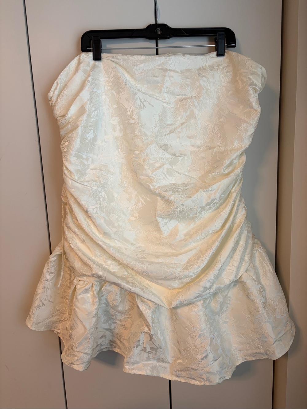 NWT PepperMayo Ray of Light Strapless White Mini Dress - Picture 4 of 7